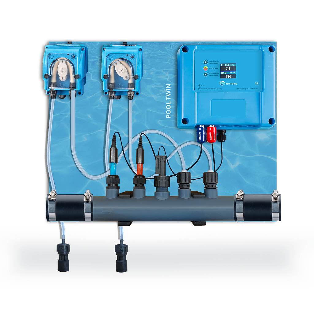 Ferrodos water treatment with flowswitch 15m³-150m³