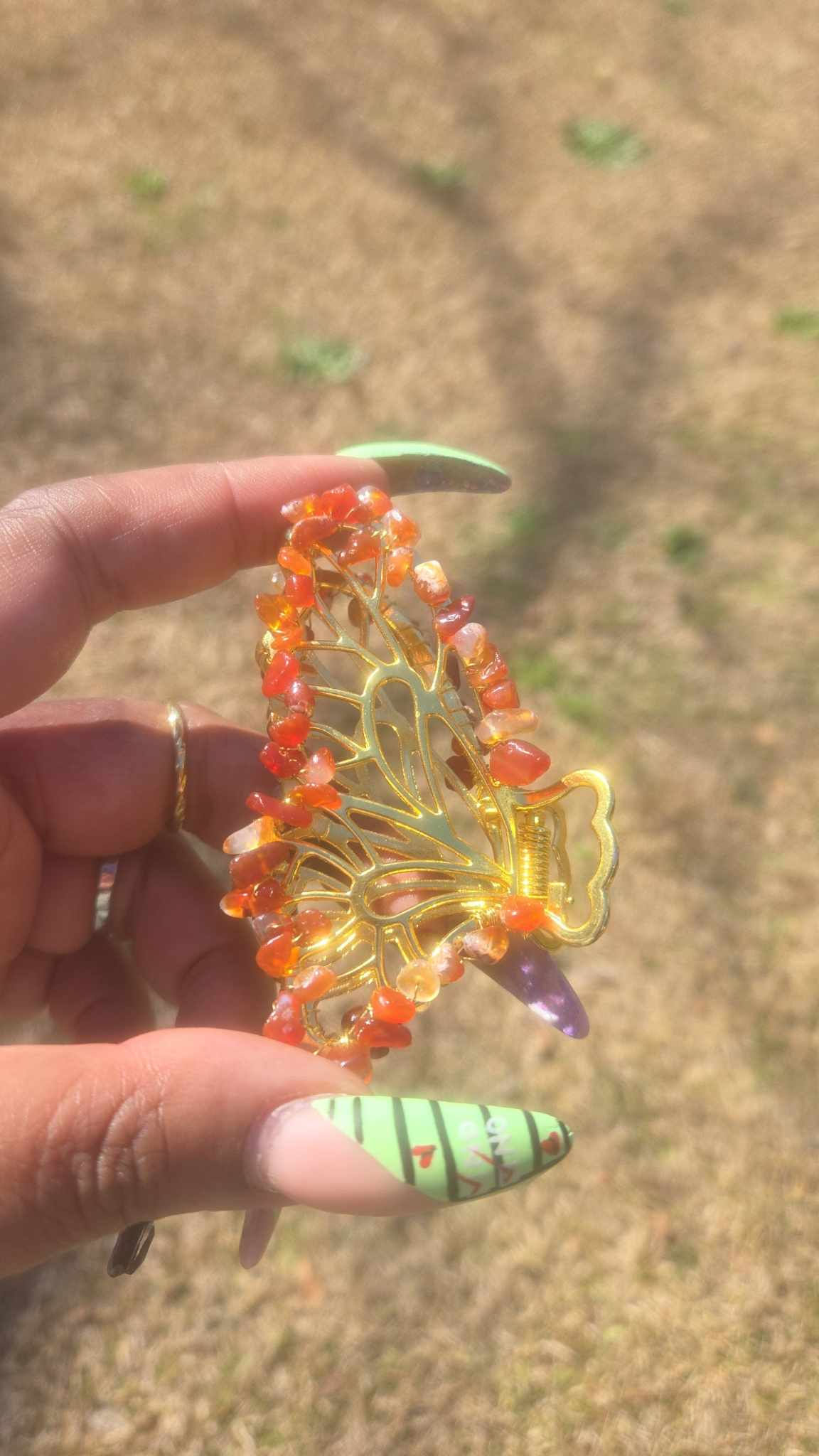 Crystal Claw Clip