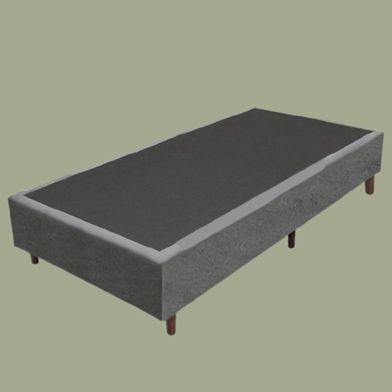 Base Box Suede Solteiro