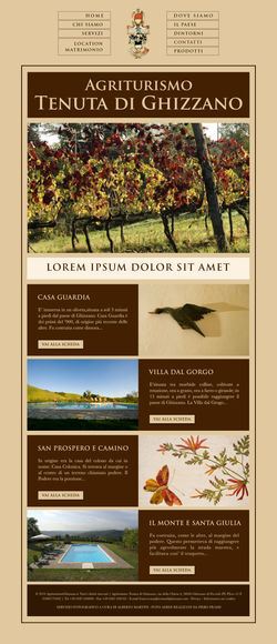 Agriturismo Ghizzano Homepage