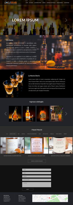 Globaldrink Landing Page