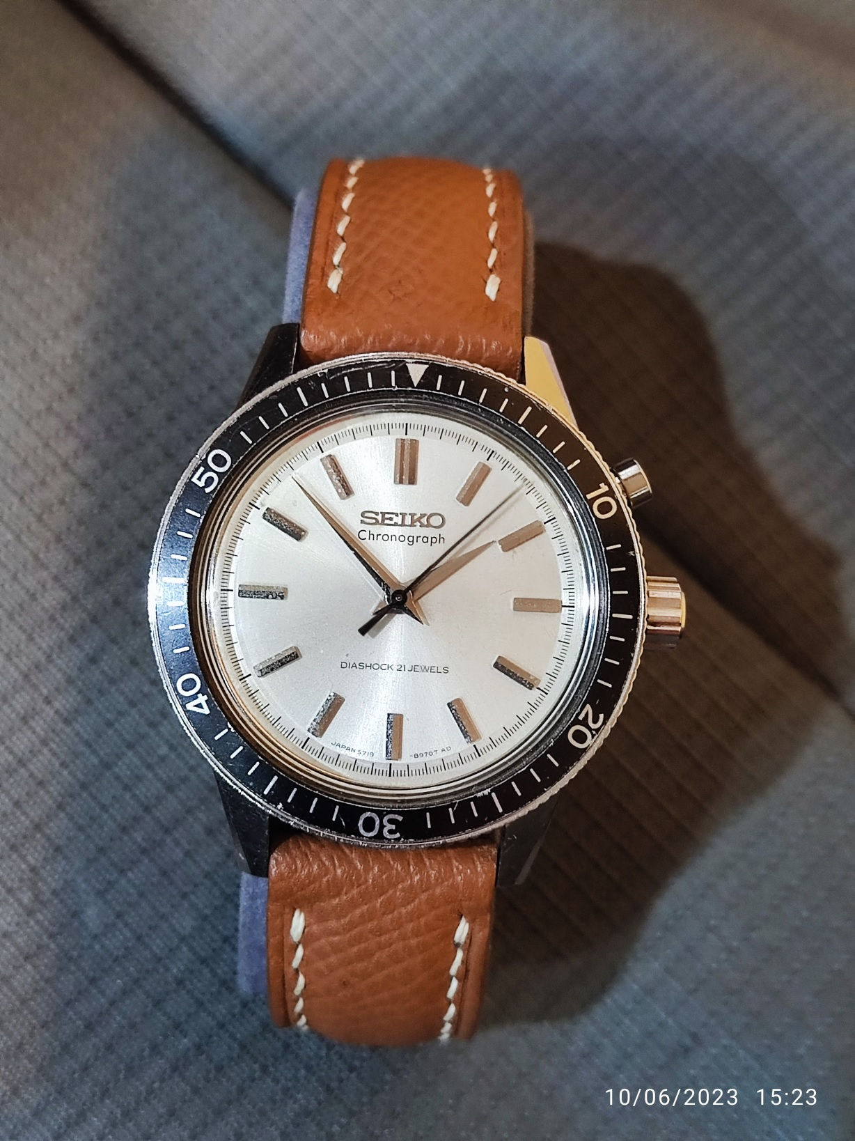 Seiko Mono Pusher Chronograph 1964 Manual Wind