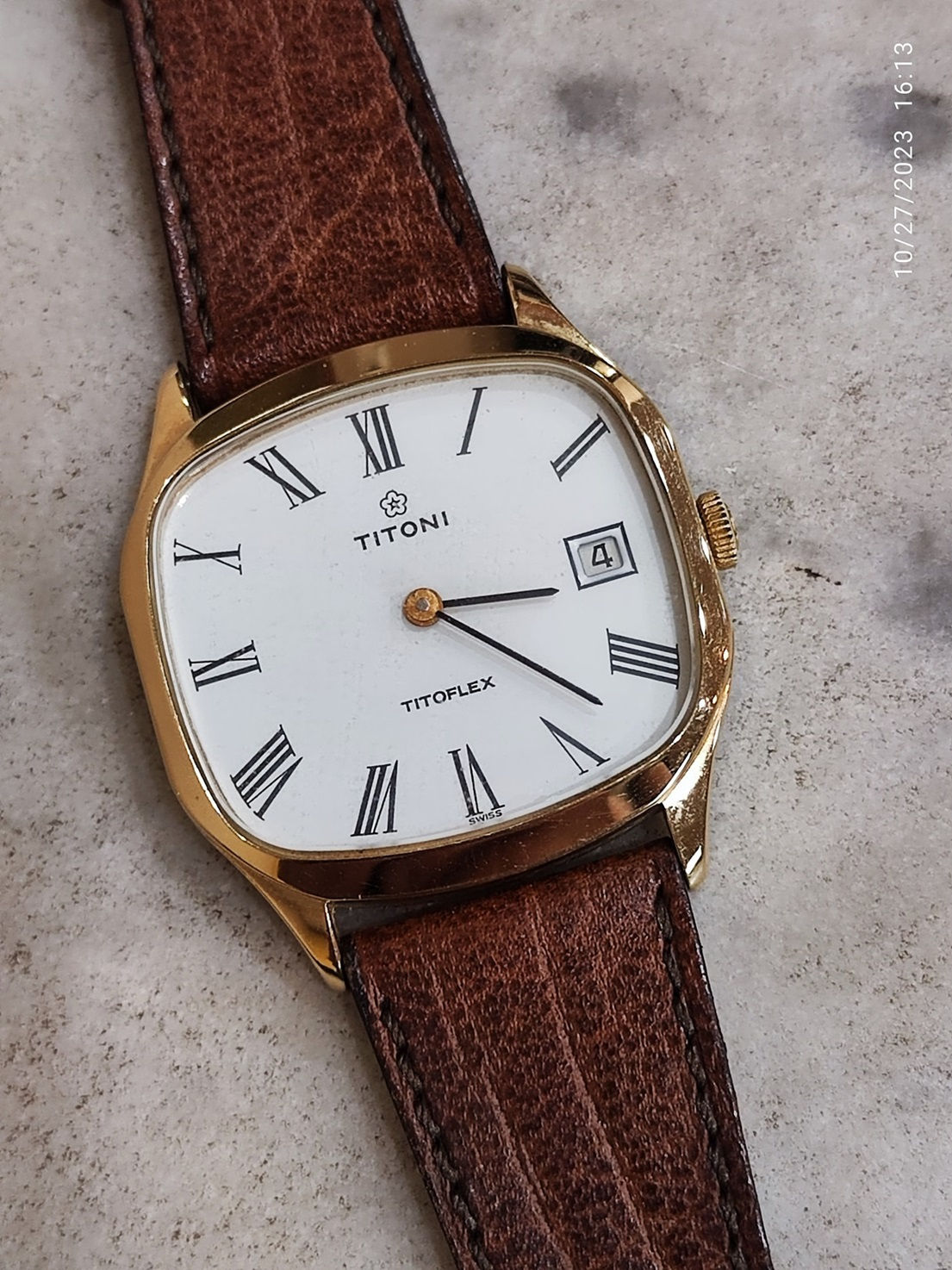 Titoni Titoflex New Old Stock Manual Winding