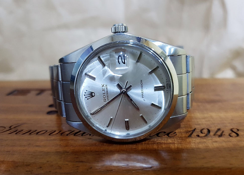 Rolex Oysterdate Precision Ref.6694 Riveted Bracelet