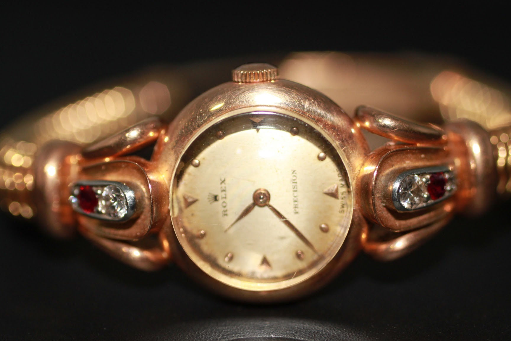 Rolex Vintage Cocktail Jewelry Manual Winding Watch