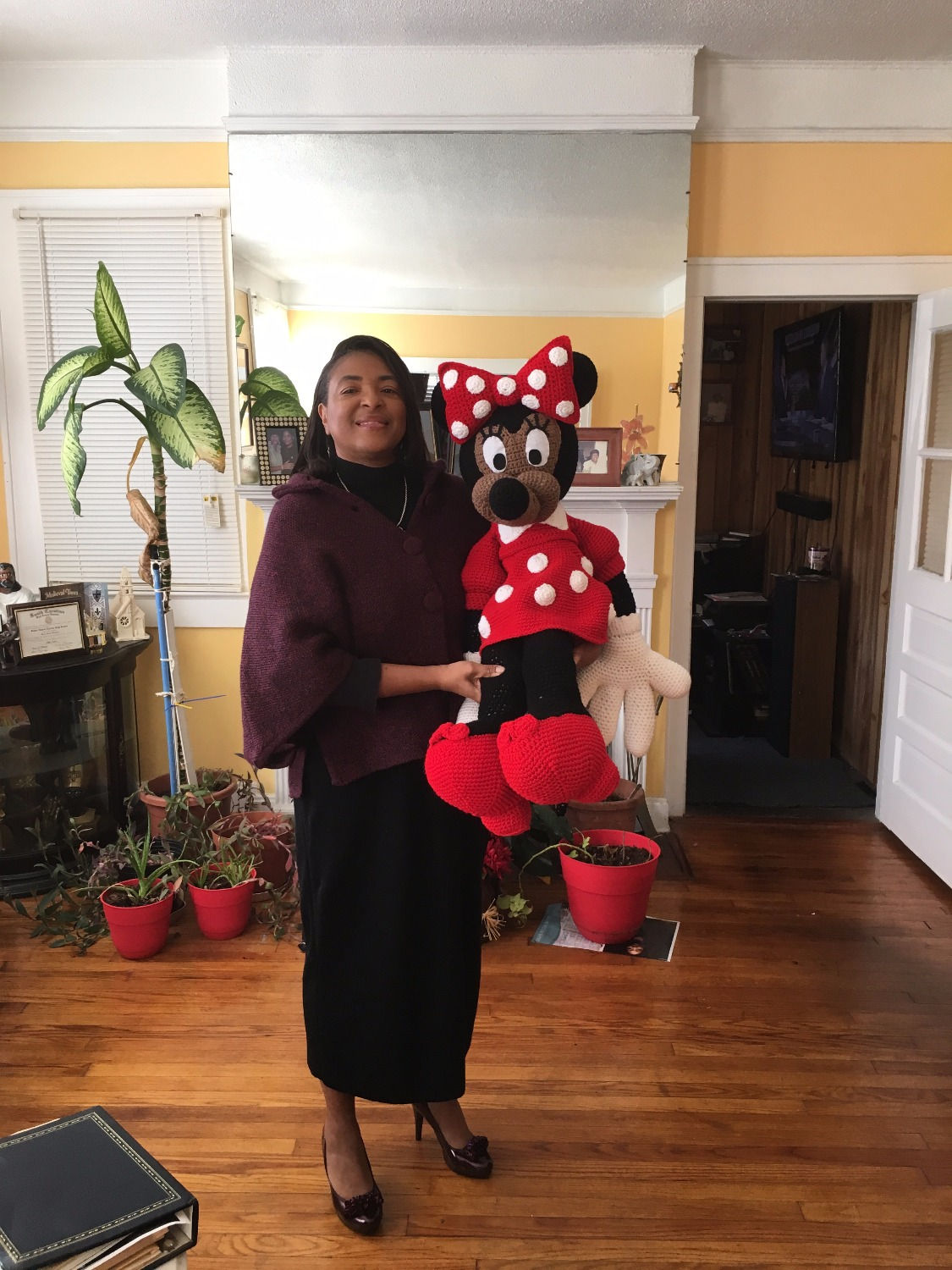 3' Minnie Mouse Crochet Doll