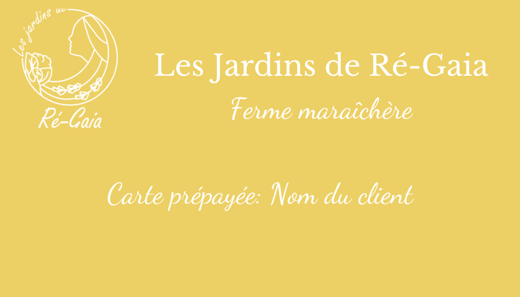 Ardoise Prépayée-Marché Laurier