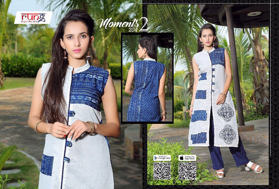Thumbnail: Moments vol 2 rang kurtis catalogue