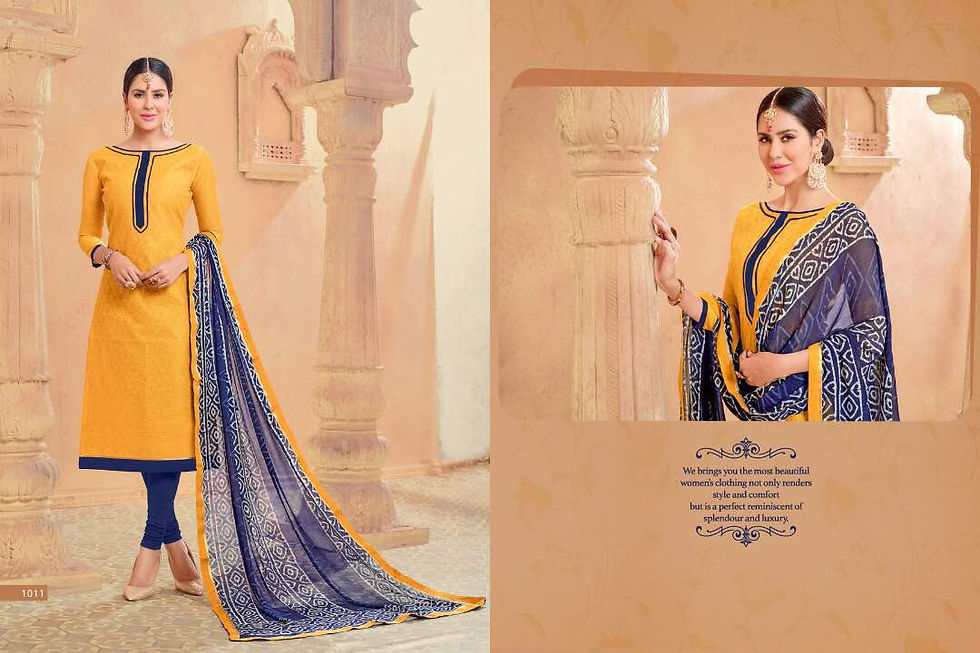 Thumbnail: AVC Crysta dress material