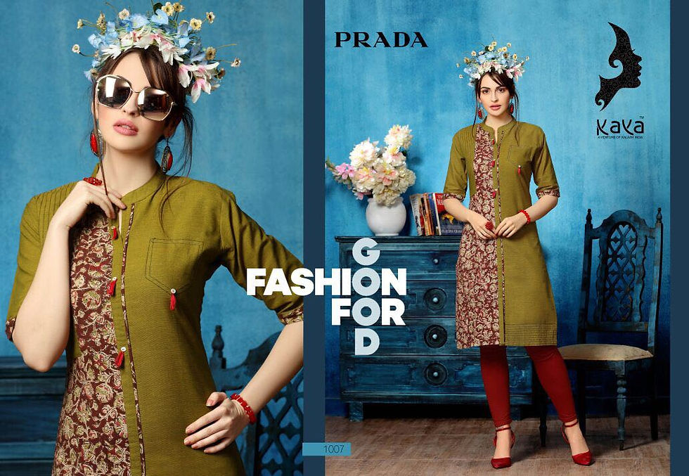 Thumbnail: kaya prada kurtis catalogue wholesaler