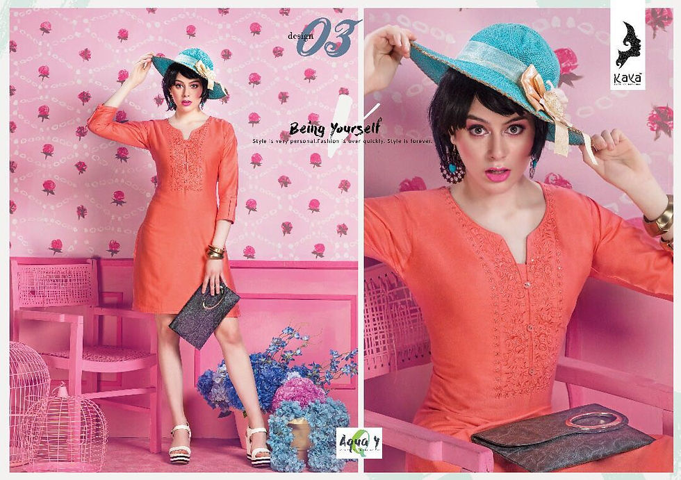 Thumbnail: Kaya aqua 4 kurti catalogue