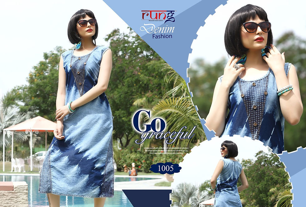 Thumbnail: Denim fashion vol 2 kurti catalogue