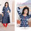 Thumbnail: Blue barry cotton kurtis
