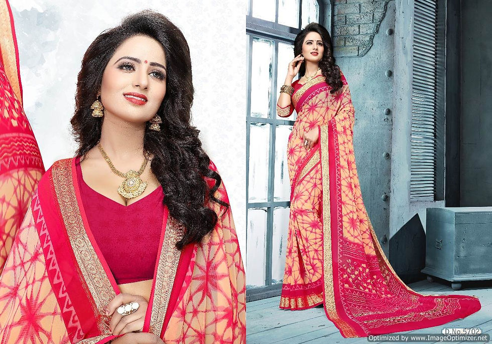Thumbnail: H-Madhushri saree printed