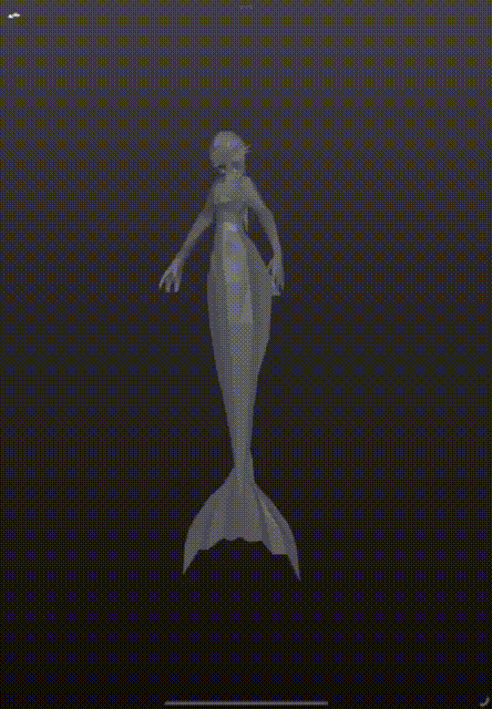 Lowpoly Siren Turnaround