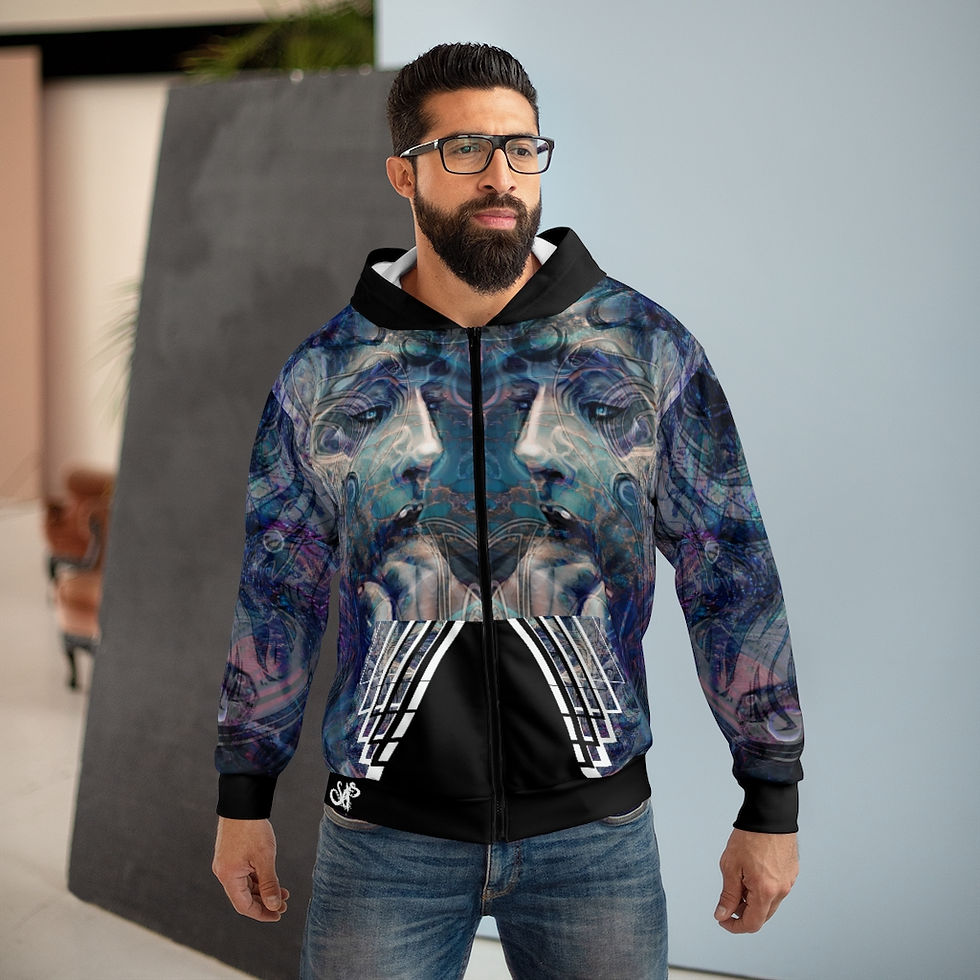 Thumbnail: Melt Made Zip Hoodie (Black)