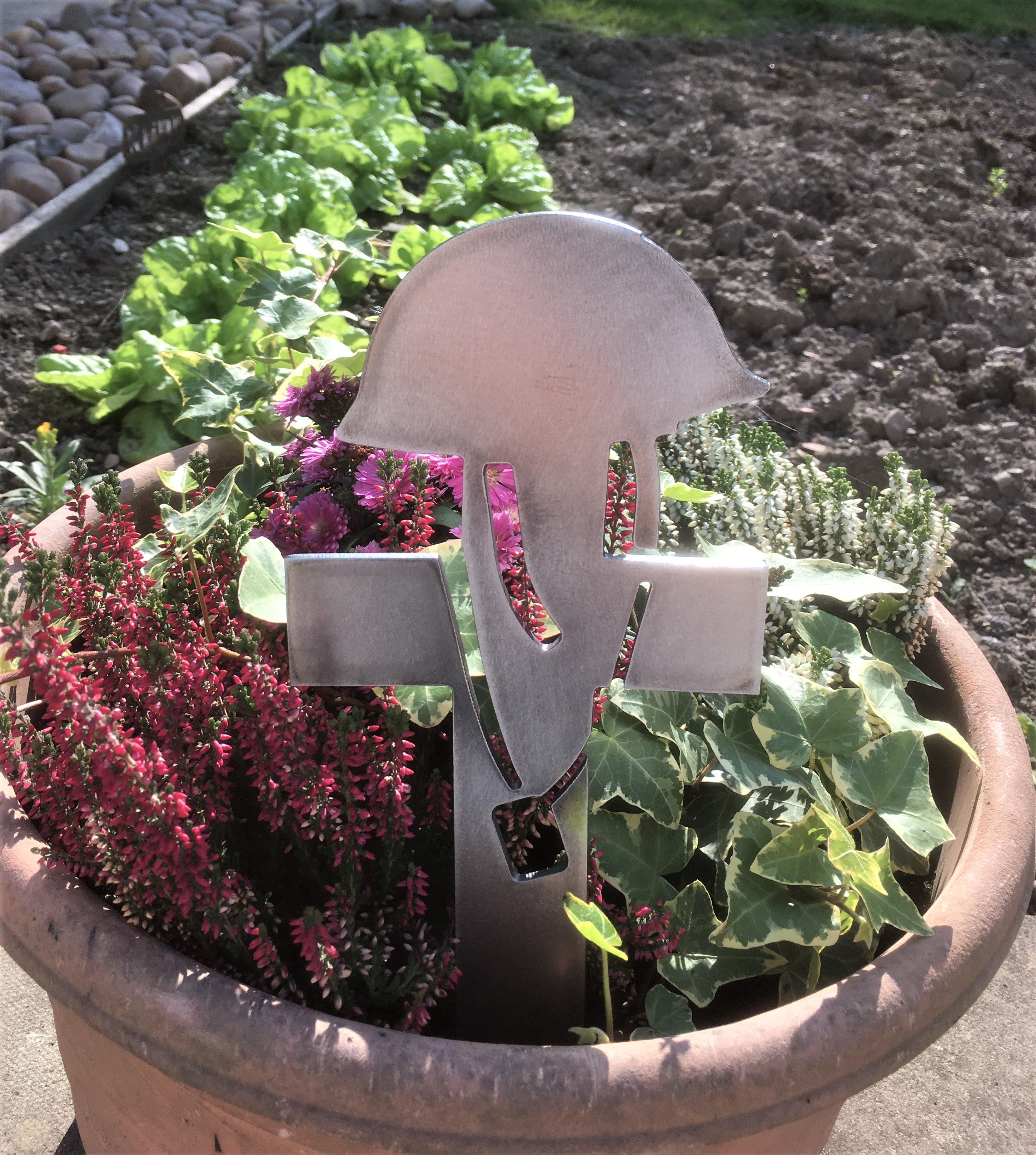 Cross, Helmet & Dog Tag