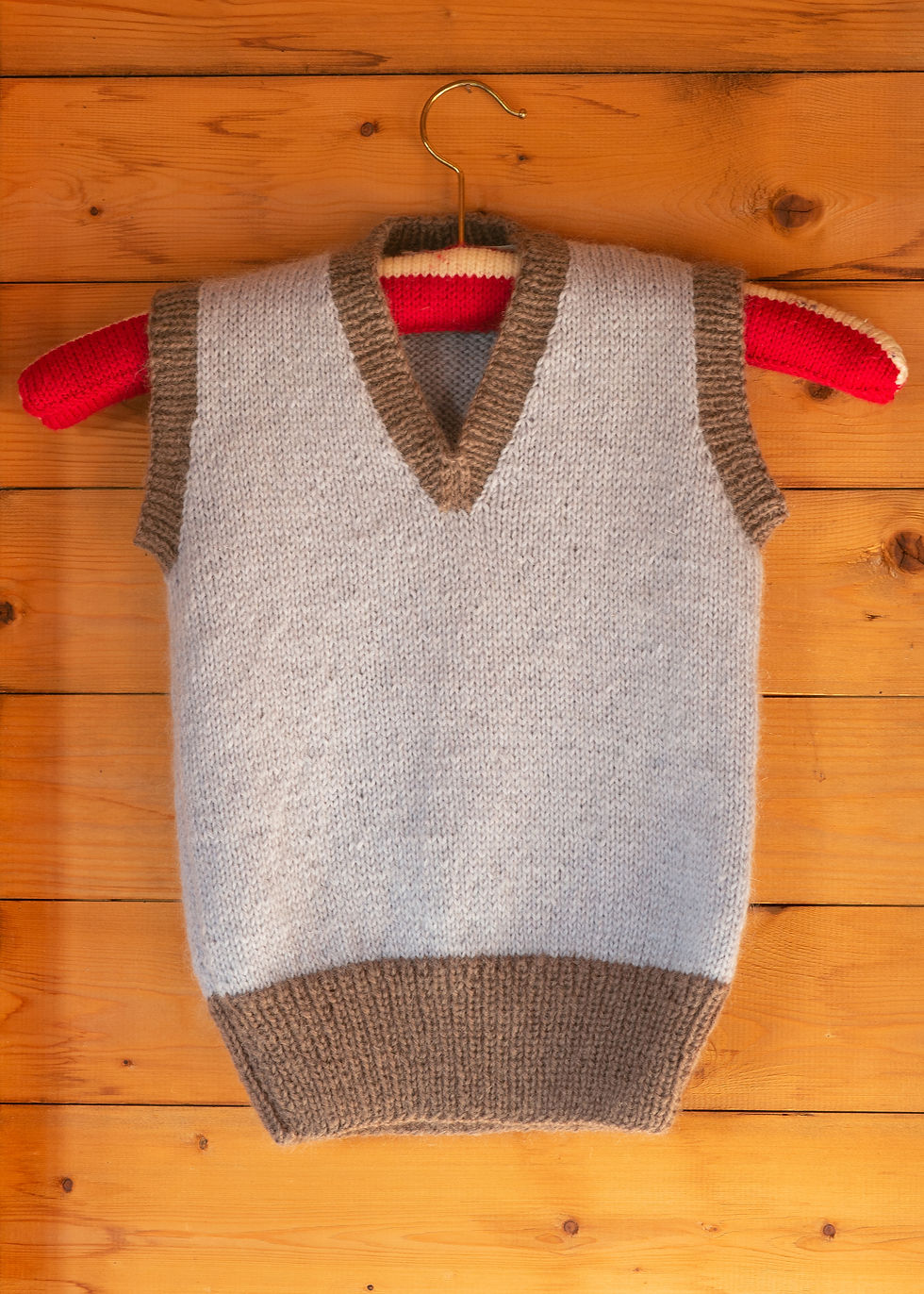 Thumbnail: Sky tank top with bark trim