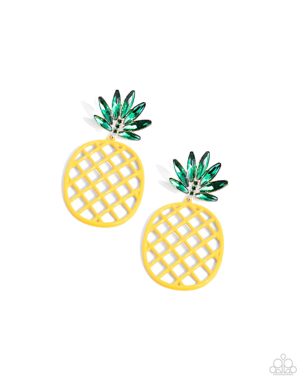 Miniatura: Pineapple Passion - Yellow - Paparazzi