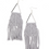 Miniatura: Macrame Jungle - Silver - Paparazzi