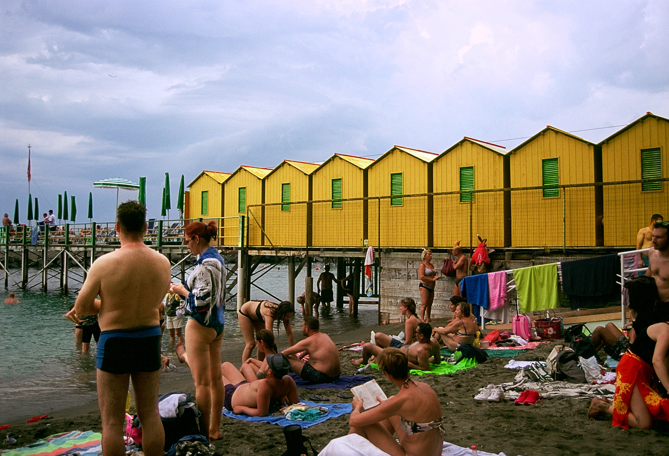 Sorrento Beach, Italy.
