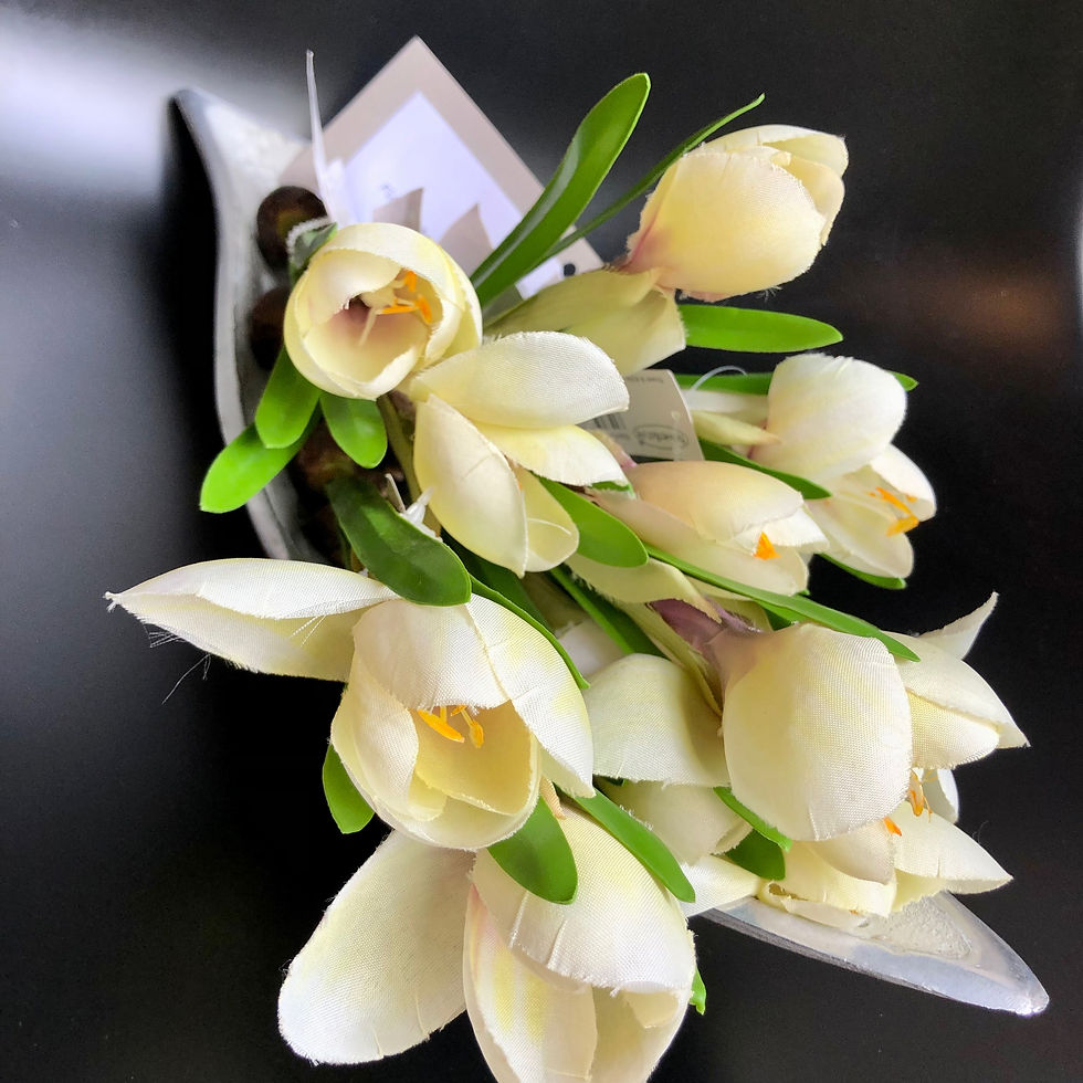 サムネイル： FINK Artificial Tulip Flower with Bulb Stand