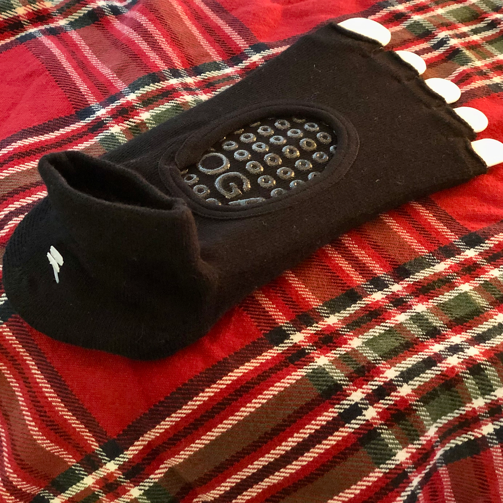サムネイル： Yoga Toe Socks - Black