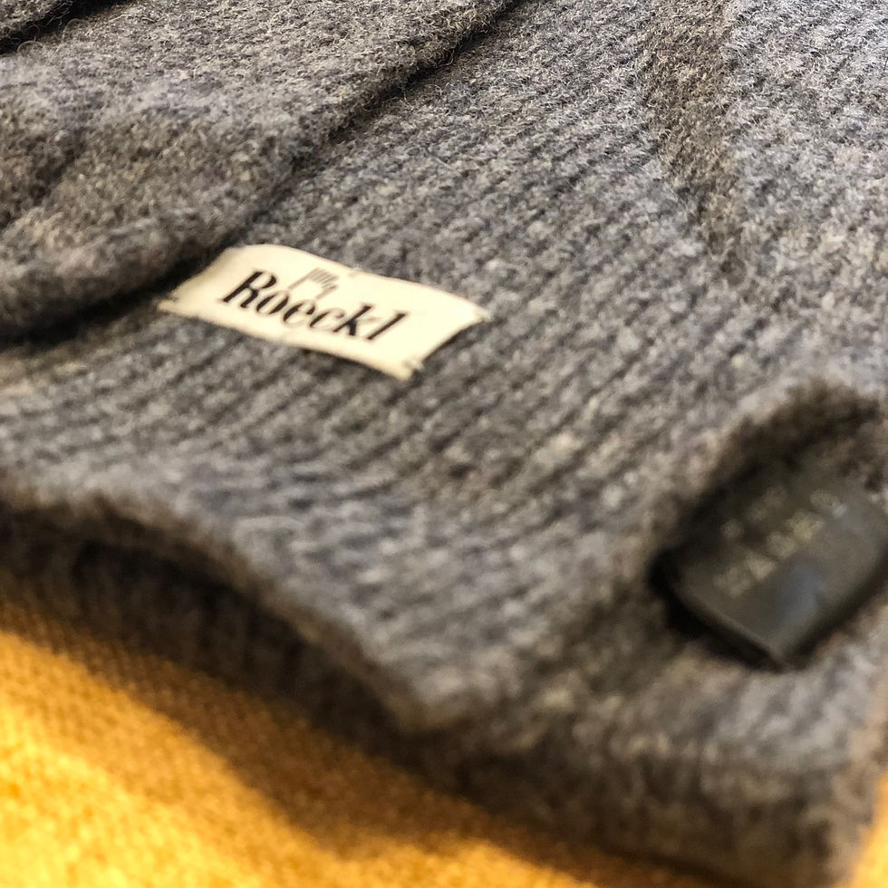 섬네일: ROECKL Lamb's Wool Scarf and Gloves Set