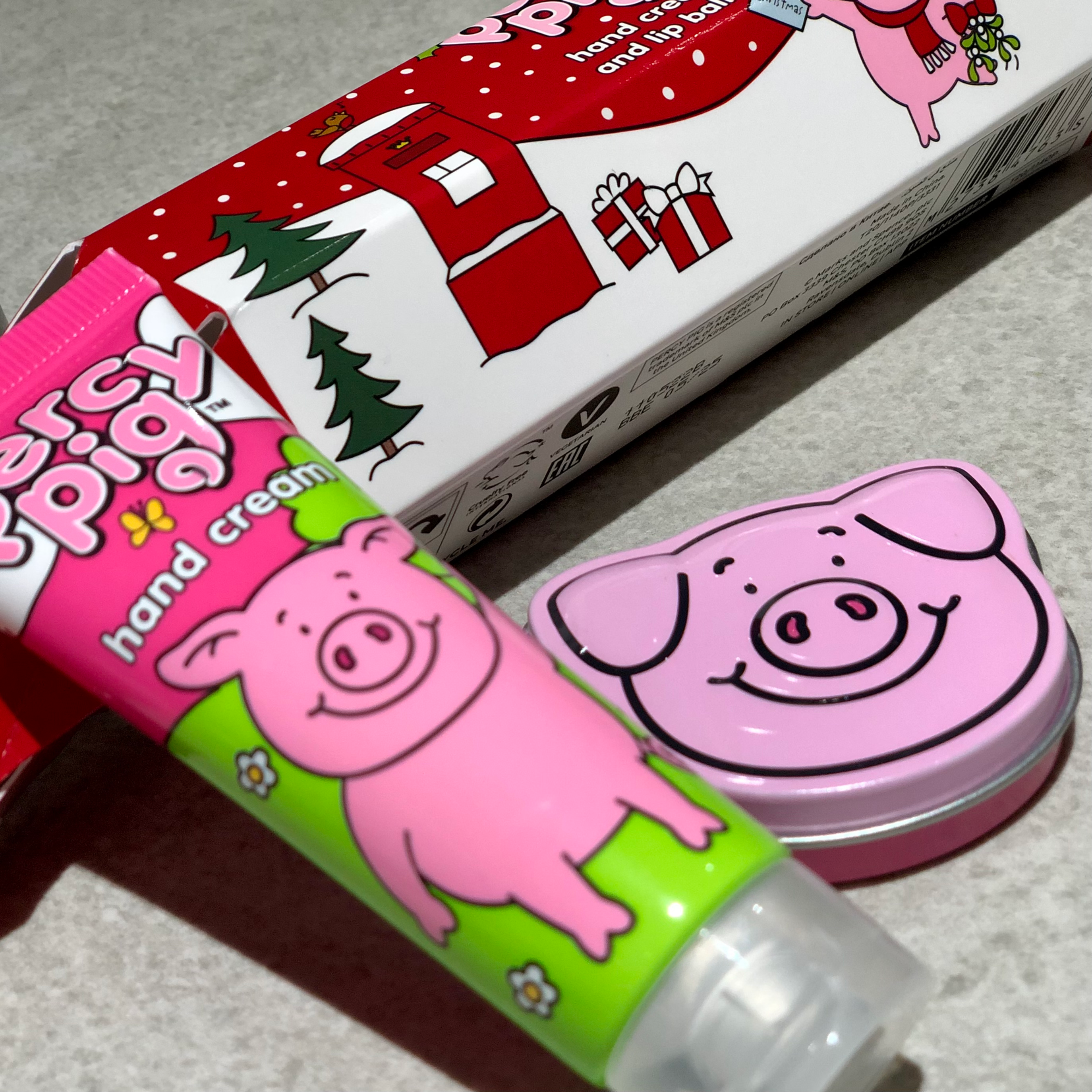 M&S Percy Pig Gift Set - Hand Cream & Lip Balm