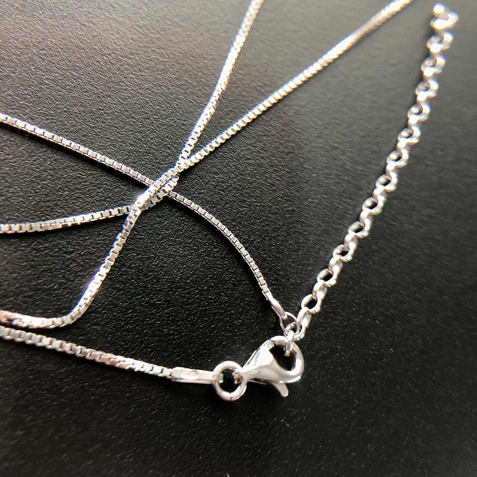 Thumbnail: Italy Sterling Silver 925 Classic Cable Chain Necklace