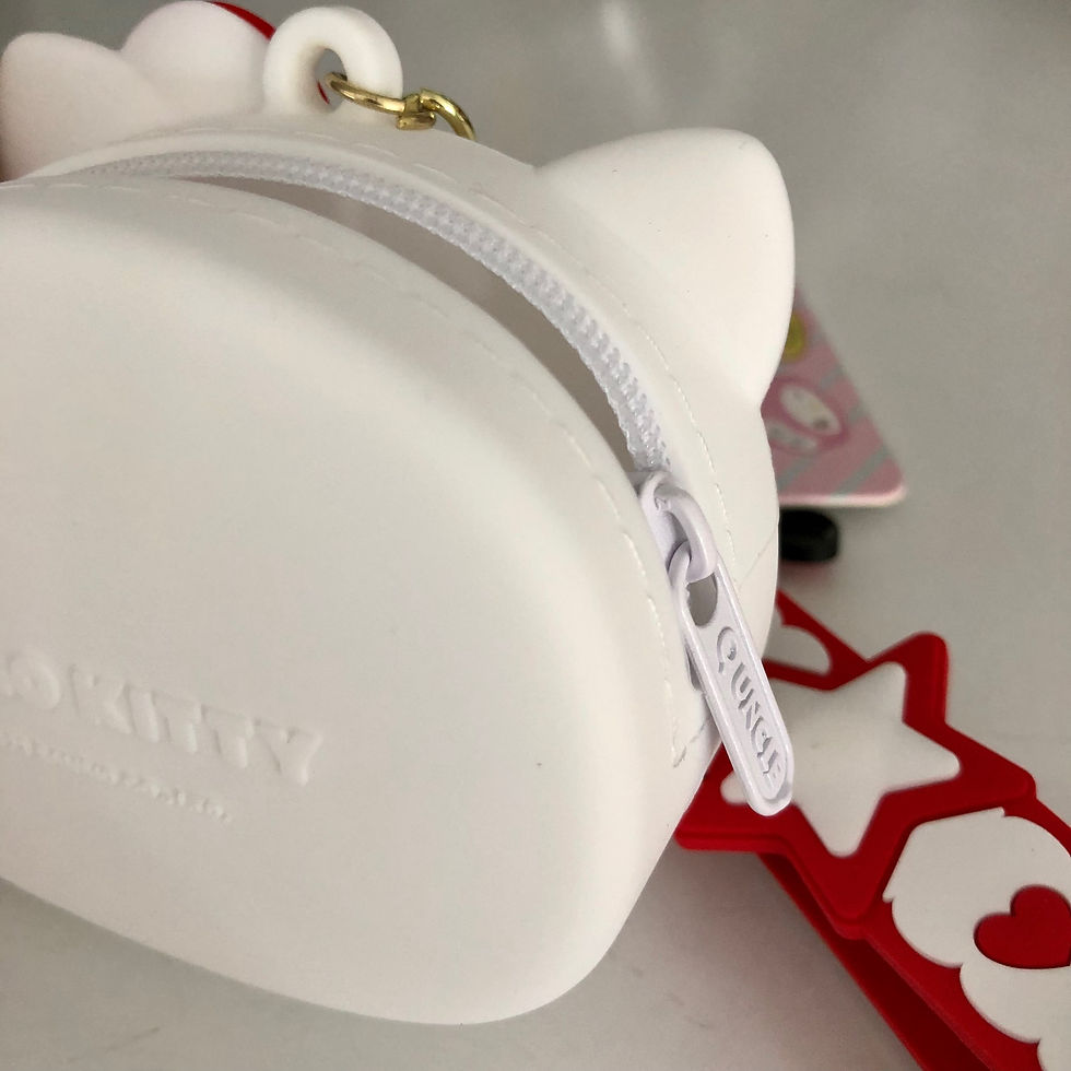 Thumbnail: Coin Bag Mini Pouch w/ KeyChain - Hello Kitty (White)