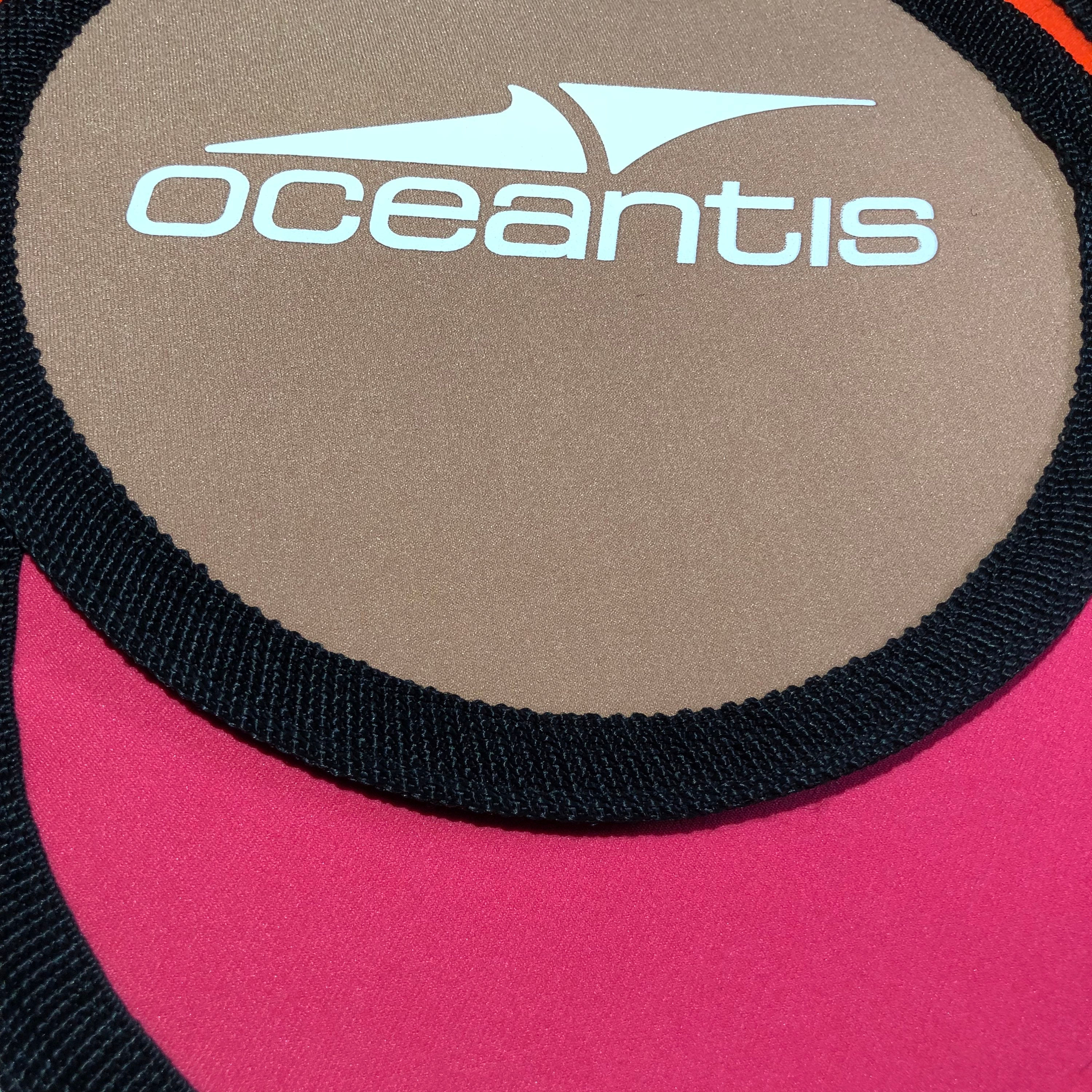 OCEANTIS Flying Disc / Frisbee (9") - Khaki/Pink