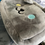 Thumbnail: Cat Face Cosmetic Bag (Grey)