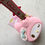 Thumbnail: Coin Bag Mini Pouch w/ KeyChain - My Melody (Pink)