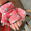 Thumbnail: Cute Animal Paw Mittens for Girls - (Pink)