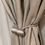 Thumbnail: Magnetic Curtain Drape Tie Backs (Set of 2) - Silver