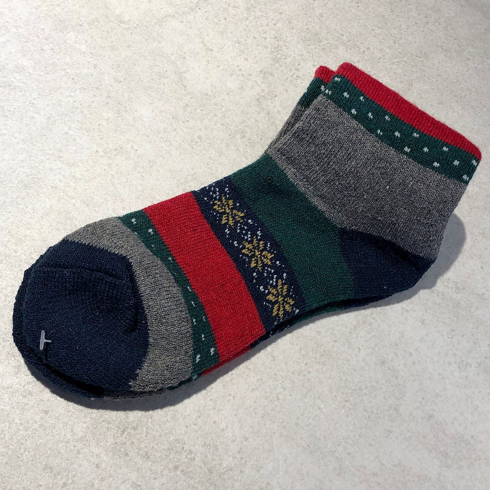 섬네일: Korean Knitted Winter Socks - Festive