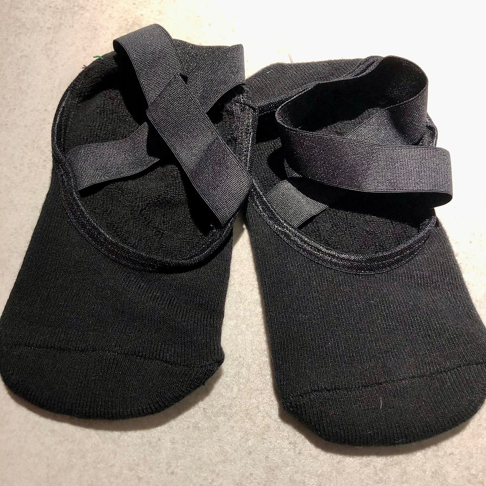 縮圖：Women's Pivot Barre Yoga Socks - Black