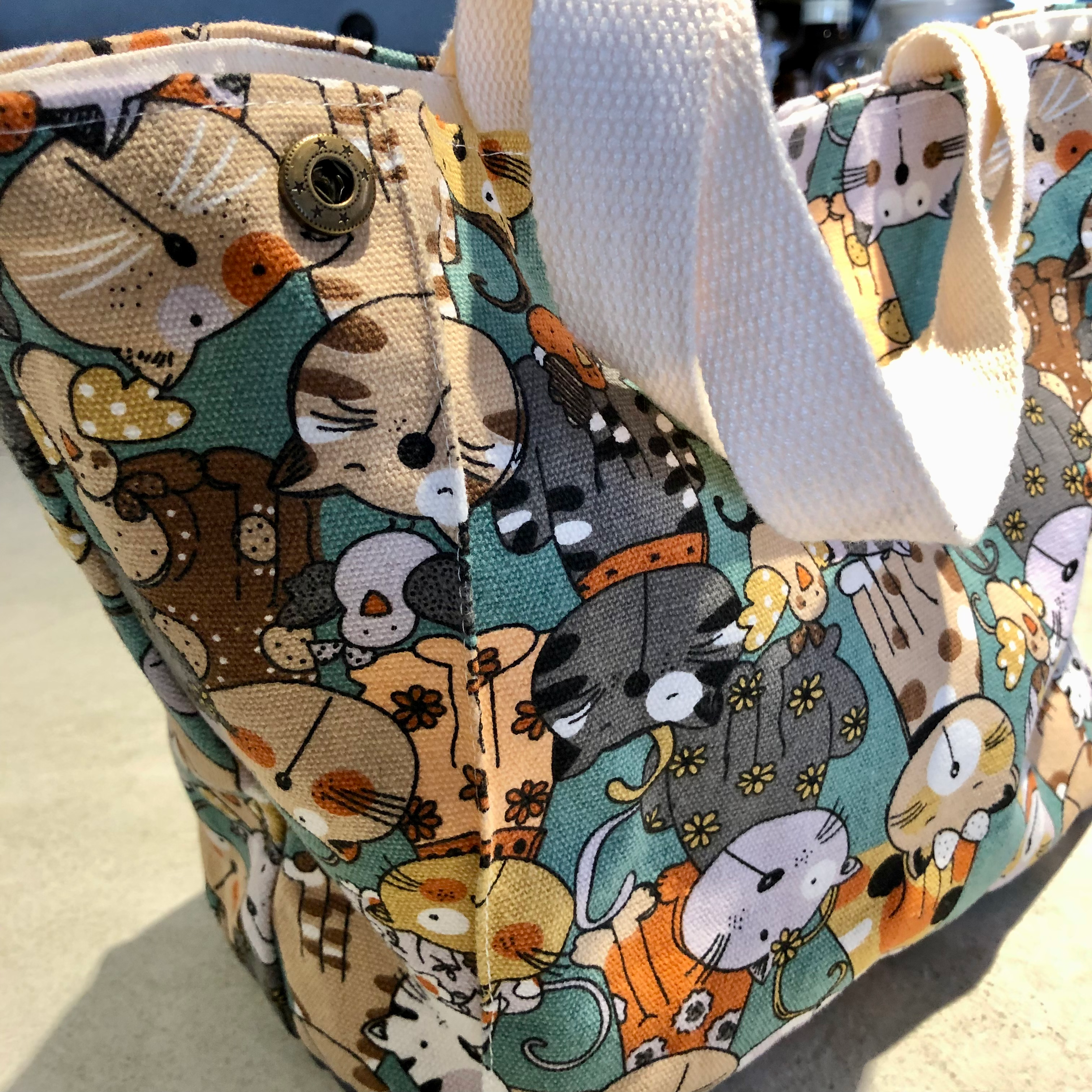 Everyday Canvas Tote - Cat