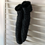 Thumbnail: Winter Fuzzy Warm Cozy Faux Fur Lined Slipper Lounge Crew Socks (Black)