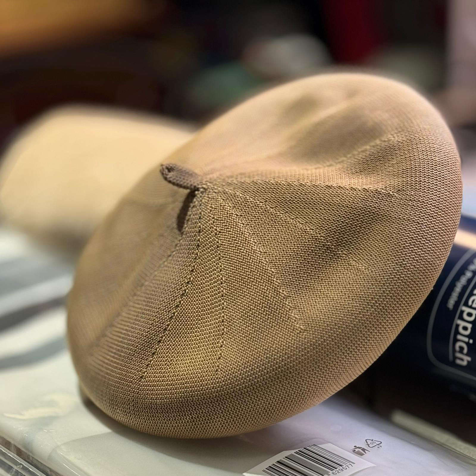 Classic Knit Beret - Khaki