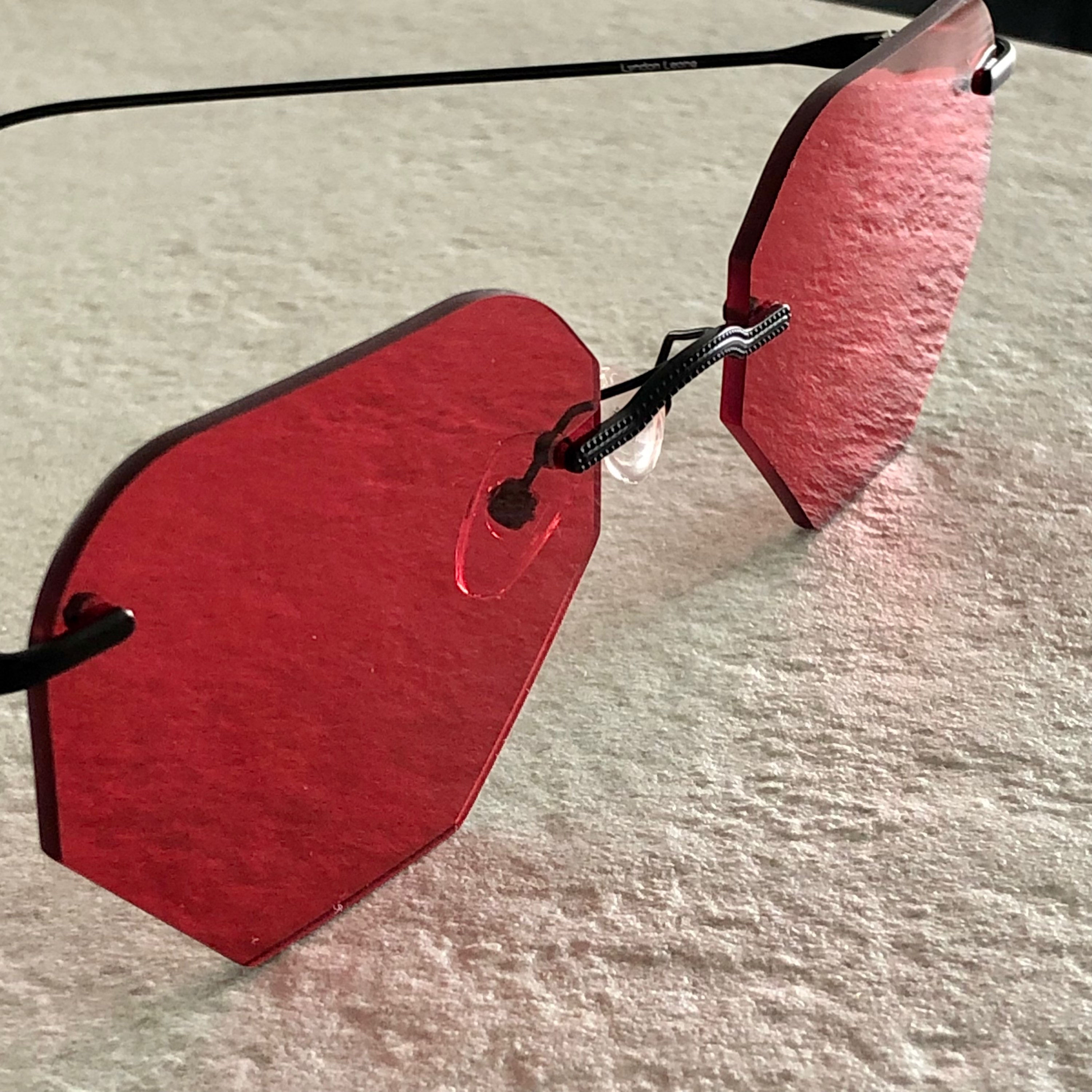 Irregular Shape Frameless Fashion Sunglasses