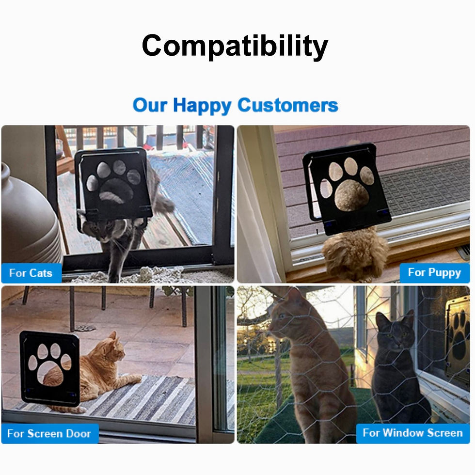 サムネイル： Pet Screen Door (Black)