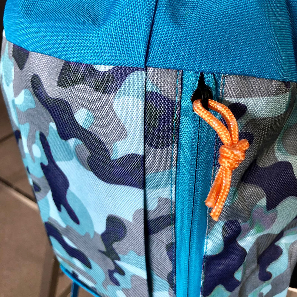 サムネイル： Lightweight 10L Outdoor Backpack - Blue Camouflage Pattern