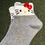 サムネイル： SANRIO Korean Crew Socks - Hello Kitty