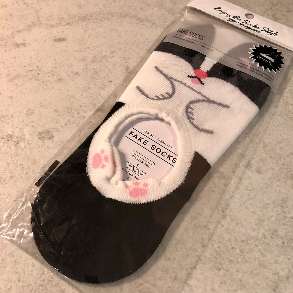 Miniature : Korean Women No Show Socks Set - Cat