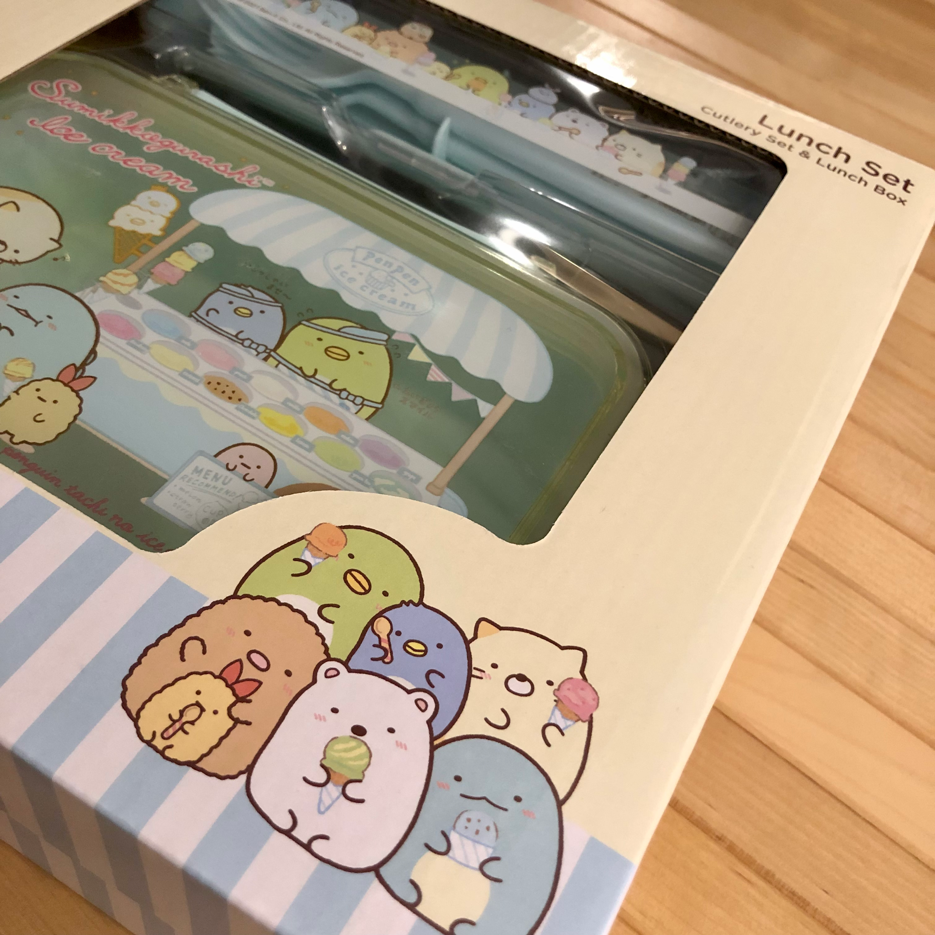 SUMIKKOGURASHI Lunch Box & Cutlery Set