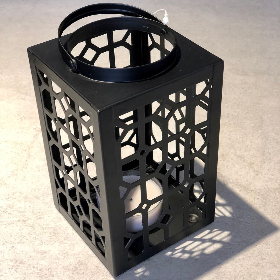 サムネイル： Metal Candle Lantern Holder
