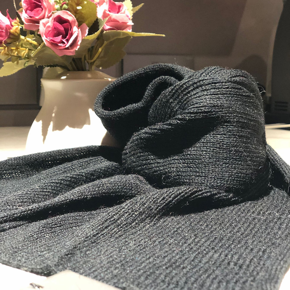 섬네일: ROECKL Ribbed Wool Scarf