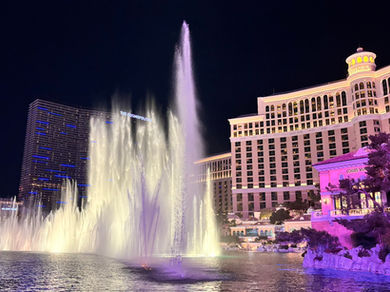 The Bellagio fountains